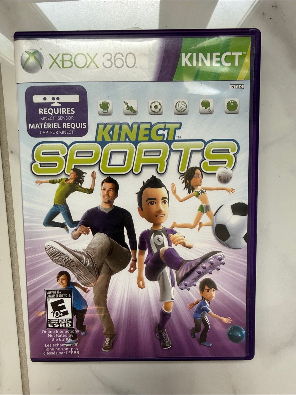 Kinect Sports for Kinect 360- Purple Case